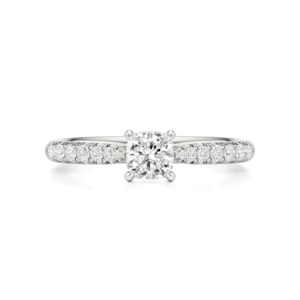 Amara | Round & Cushion Lab-Grown Diamond Ring - Nivara