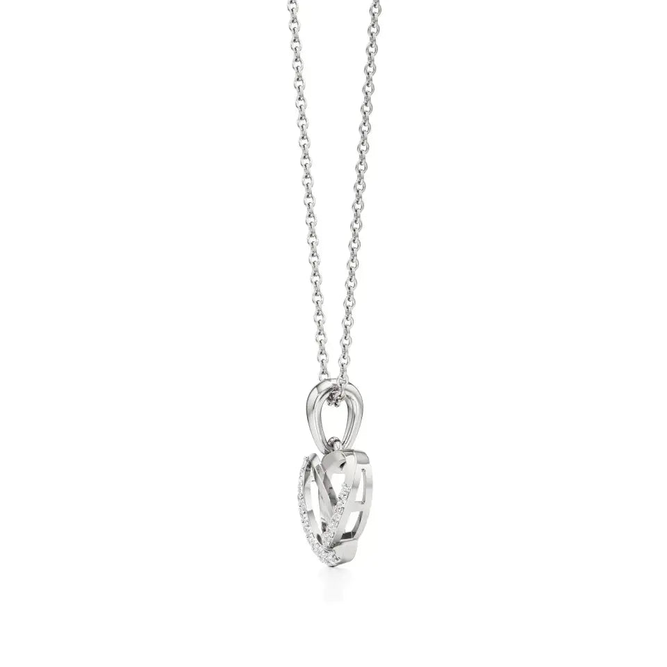 Foreva | Round Lab Grown Diamonds Infinity Loop Pendant - Nivara