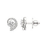 Mode | Pear-Cut Diamond Stud Earrings - Nivara