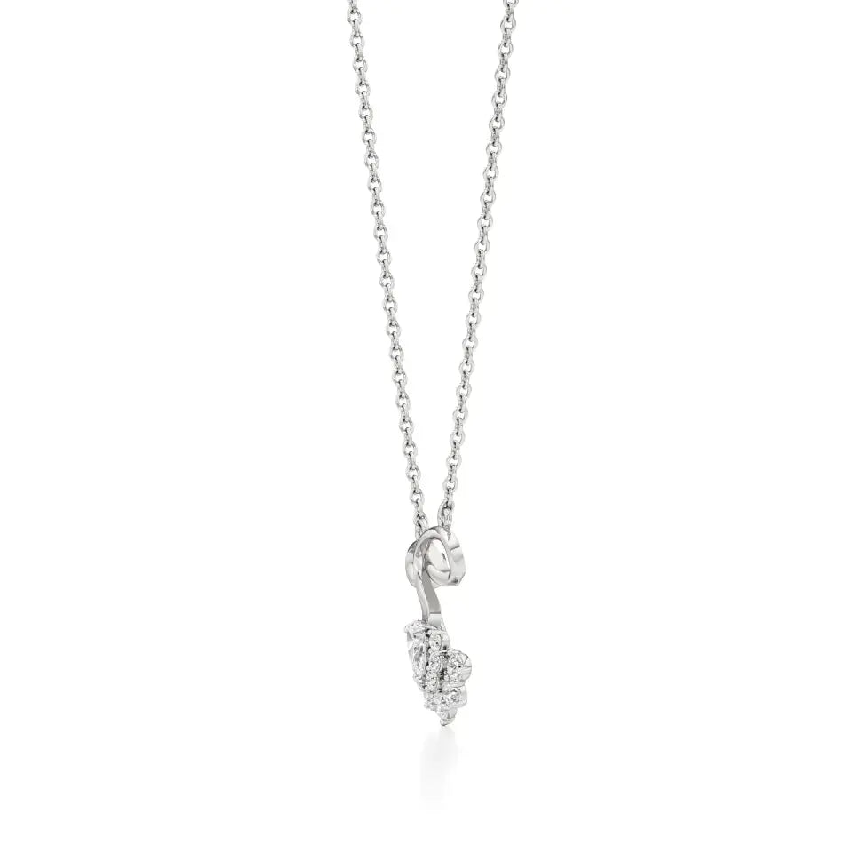 Foreva | Pear & Round Lab Grown Diamonds Infinity  Pendant - Nivara