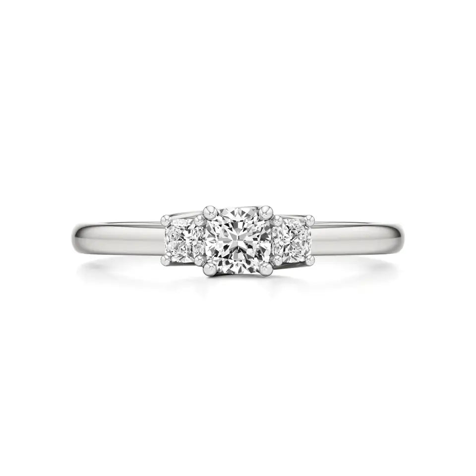 Aria | Lab-Grown Diamond Three-Stone Ring - Nivara