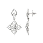Flora | Pear & Round Lab-Grown Diamond Earrings - Nivara