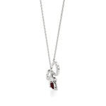 Foreva | Classic Ruby & Diamond Infinity Pendant - Nivara