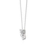 Toi et Moi | Pear & Princess Lab Grown Diamonds Pendant - Nivara