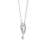 Sneh | Ruby & Lab Grown Diamonds Pixel Heart Pendant - Nivara