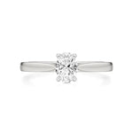 Amora | Oval & Radiant Lab-Grown Diamond Solitaire Ring - Nivara