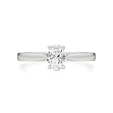 Amora | Oval & Radiant Lab-Grown Diamond Solitaire Ring - Nivara