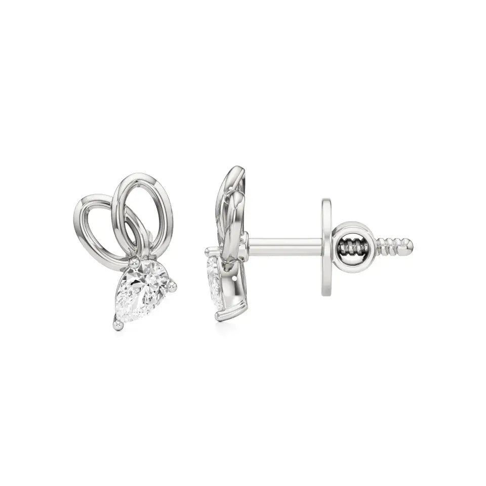 Mode | Pear Lab-Grown Diamond Studs - Nivara