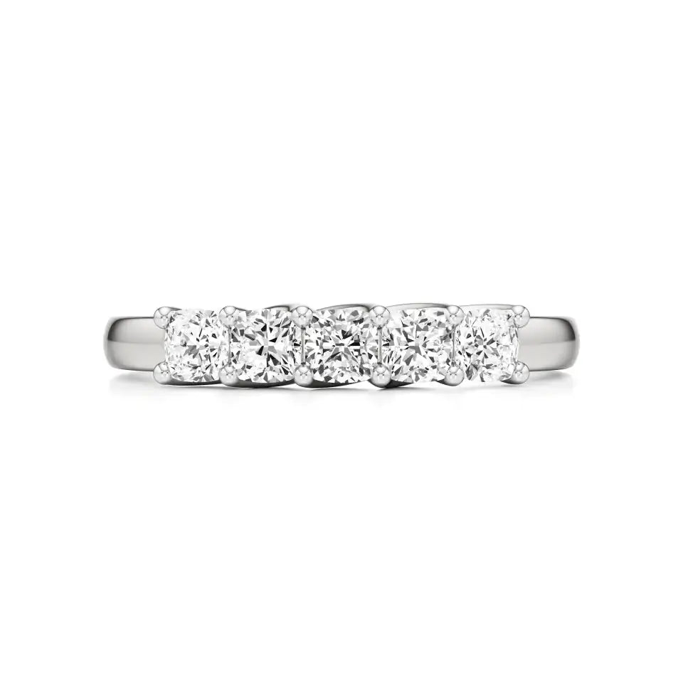 Foreva | Cushion Lab-Grown Diamond Eternity Band - Nivara