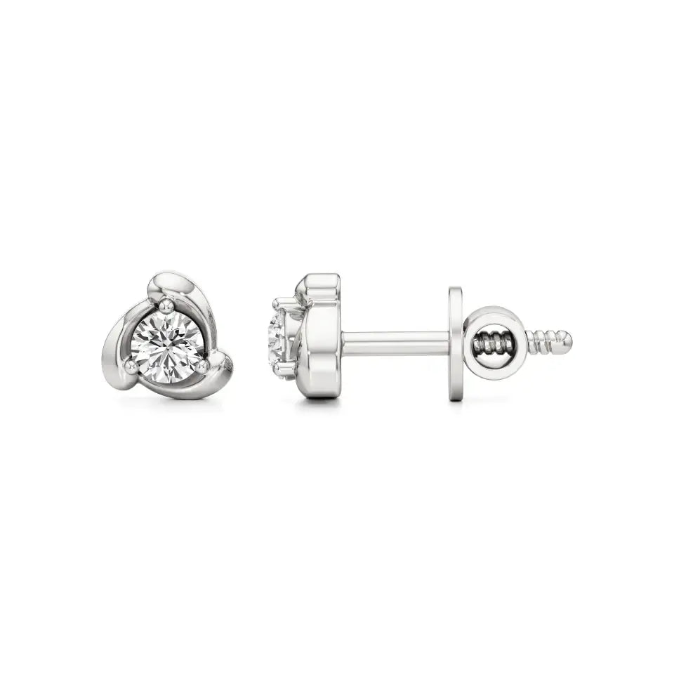 Mirage | Round Lab-Grown Diamonds Studs - Nivara