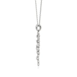 Celestia | Classic Round Lab Grown Diamonds Cluster Pendant - Nivara