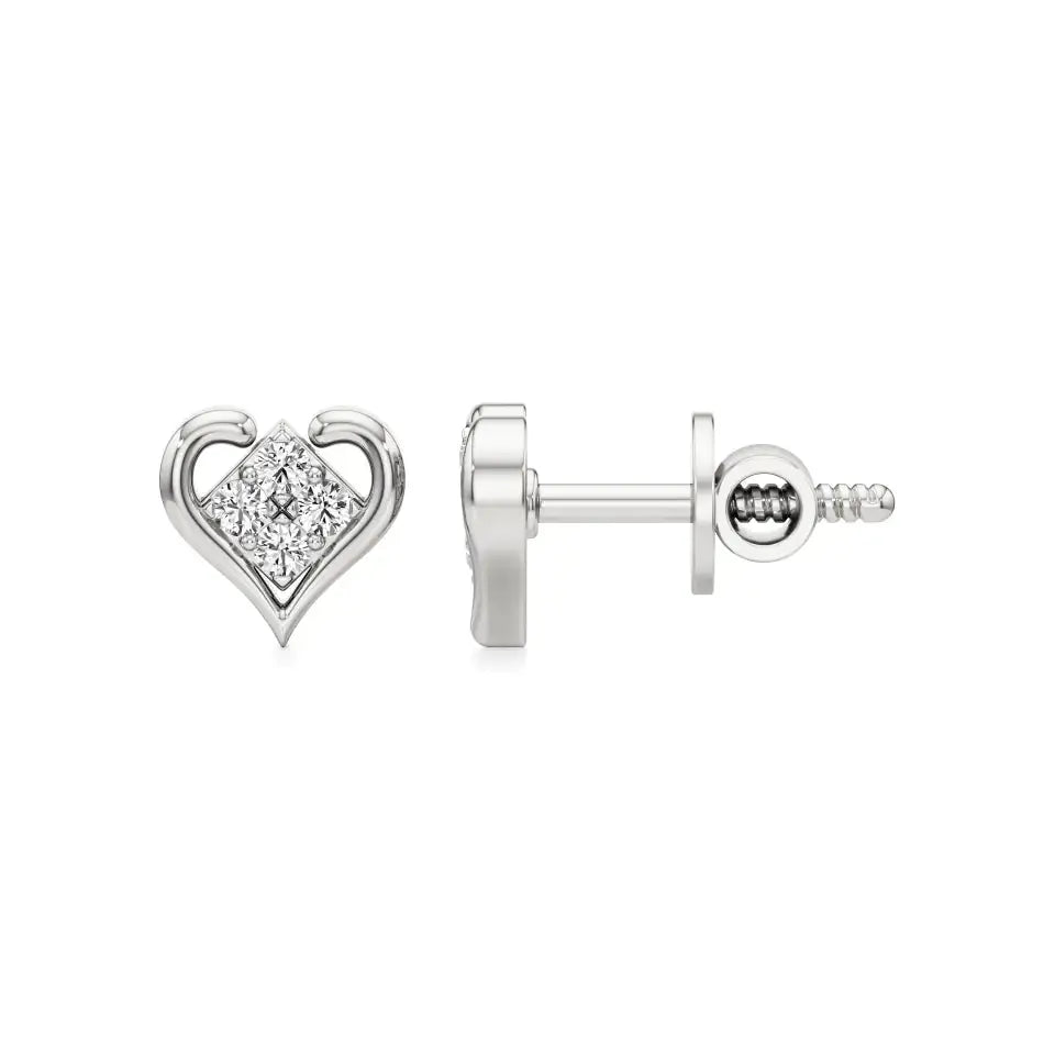 Sneh | Round Lab-Grown Diamonds Studs - Nivara