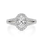 Mira | Classic Oval-cut with Halo - Nivara
