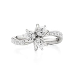 Flora | Round & Pear Lab-Grown Diamond Ring - Nivara