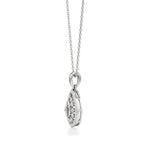 Celesta | Elegant Round Lab Grown Diamonds Cluster Pendant - Nivara