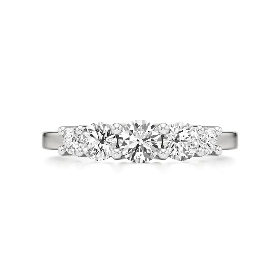Foreva | Round Lab-Grown Diamond Eternity Band - Nivara