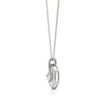 Sneh | Elegant Heart & Round Lab Grown Diamonds Pendant - Nivara