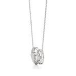 Sneh | Elegant Round Lab Grown Diamonds Dual Heart Pendant - Nivara