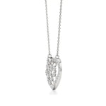 Sneh | Elegant Round Lab Grown Diamonds Heart Pendant - Nivara