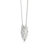 Sneh | Elegant Round Lab Grown Diamonds Heart Pendant - Nivara