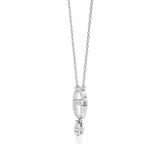Sneh | Pear & Round Lab Grown Diamonds Pendant - Nivara