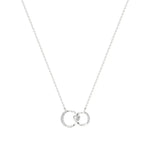 Sneh | Round Lab Grown Diamonds Loop Heart Pendant - Nivara