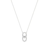 Sneh | Heart & Round Lab Grown Diamonds Pendant - Nivara