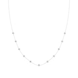 Sutra | Round Lab Grown Diamonds Bezel Setting Necklace