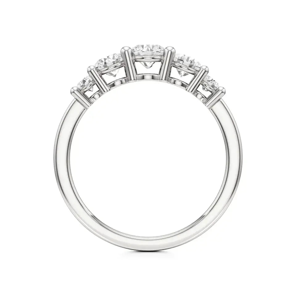 Foreva | Round Lab-Grown Diamond Eternity Band - Nivara
