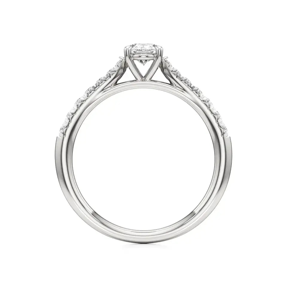 Amara | Round & Oval Lab-Grown Diamond Ring - Nivara