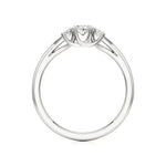 Aria | Oval Lab-Grown Diamond Three-Stone Ring - Nivara