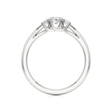 Aria | Oval Lab-Grown Diamond Three-Stone Ring - Nivara