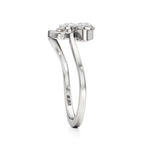Flora | Lab-Grown Diamond Three-Stone Ring - Nivara