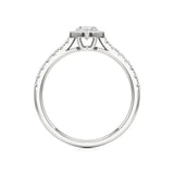 Mira | Round & Oval Lab-Grown Diamond Halo Ring - Nivara