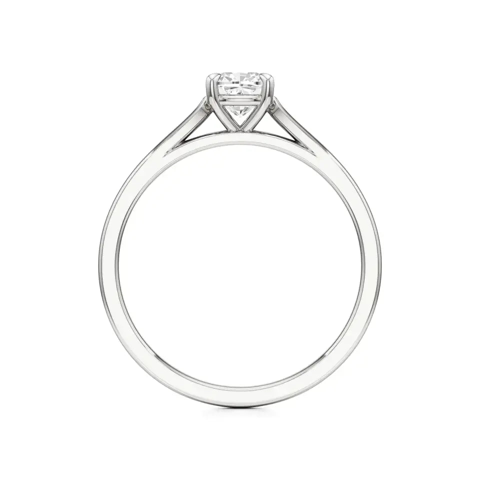 Amora | Cushion Lab-Grown Diamond Solitaire Ring - Nivara