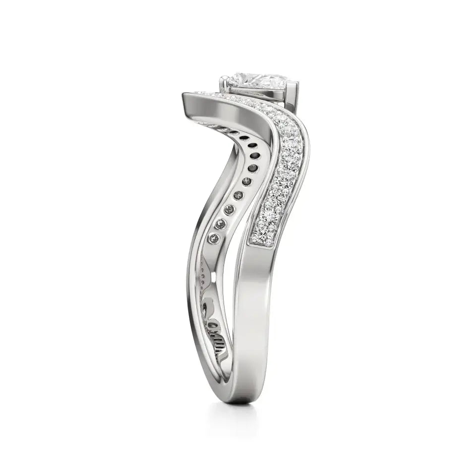Amara | Lab-Grown Diamond Halo Ring - Nivara