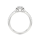 Mira | Cushion-cut Lab-Grown Diamond Halo Ring - Nivara