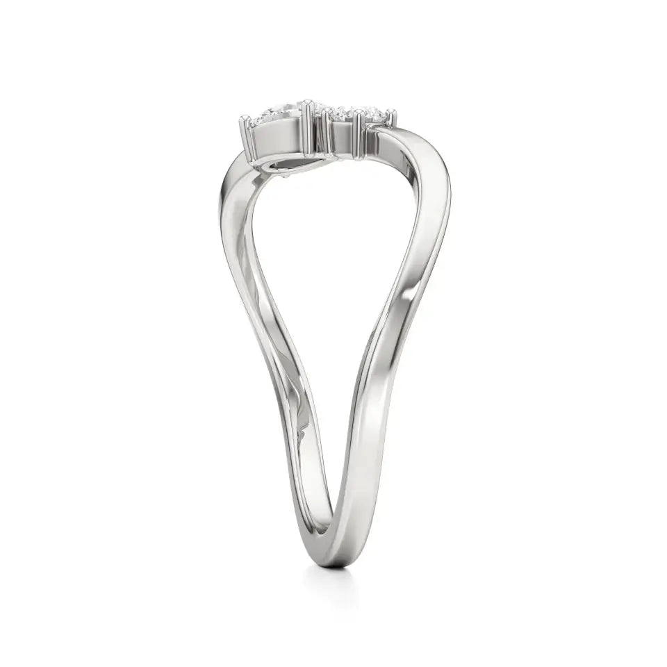 Mode | Oval & Round Lab-Grown Diamond Ring - Nivara