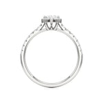 Mira | Round & Pear Lab-Grown Diamond Halo Ring - Nivara
