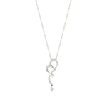 Sneh | Elegant Round Lab Grown Diamonds Heart Pendant - Nivara