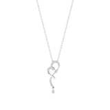 Sneh | Elegant Round Lab Grown Diamonds Heart Pendant - Nivara