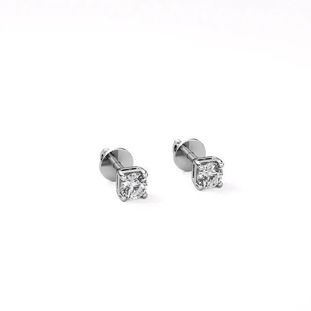 Thea | 4-Prong Round Lab-Grown Diamond Stud - Nivara