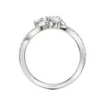 Flora | Round & Pear Lab-Grown Diamond Ring - Nivara