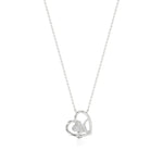 Sneh | Classic Round Lab Grown Diamonds Heart Pendant - Nivara
