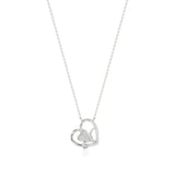 Sneh | Classic Round Lab Grown Diamonds Heart Pendant - Nivara