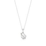 Sneh | Round Lab Grown Diamonds Heart Pendant - Nivara