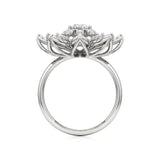 Flora | Round & Pear Lab-Grown Diamond Ring - Nivara