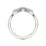 Flora | Round & Pear Lab-Grown Diamond Ring with Pav�� Accents - Nivara