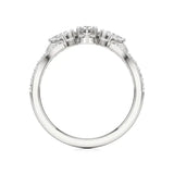 Flora | Round & Pear Lab-Grown Diamond Ring with Pav�� Accents - Nivara