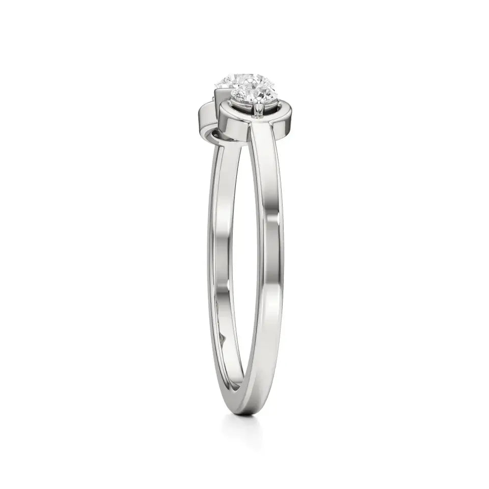 Foreva | Lab-Grown Diamond Three-Stone Ring - Nivara